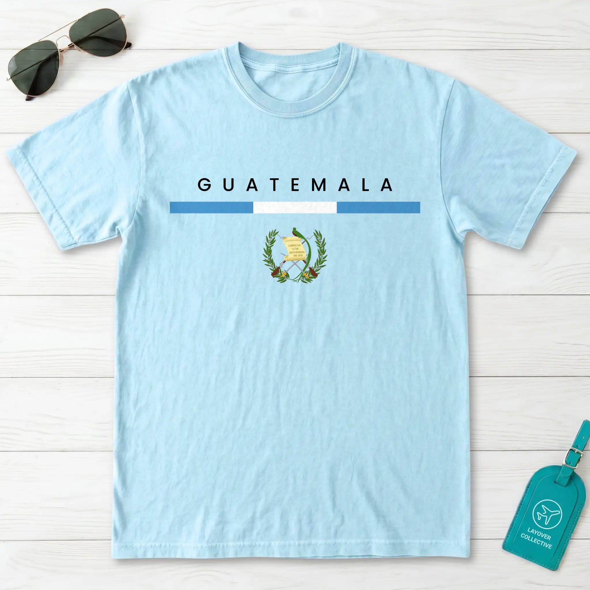 Guatemala Flagline T-Shirt