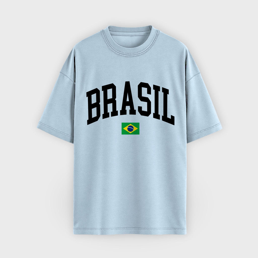Brasil Collegiate Flag T-Shirt