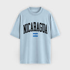 Nicaragua Collegiate Flag T-Shirt