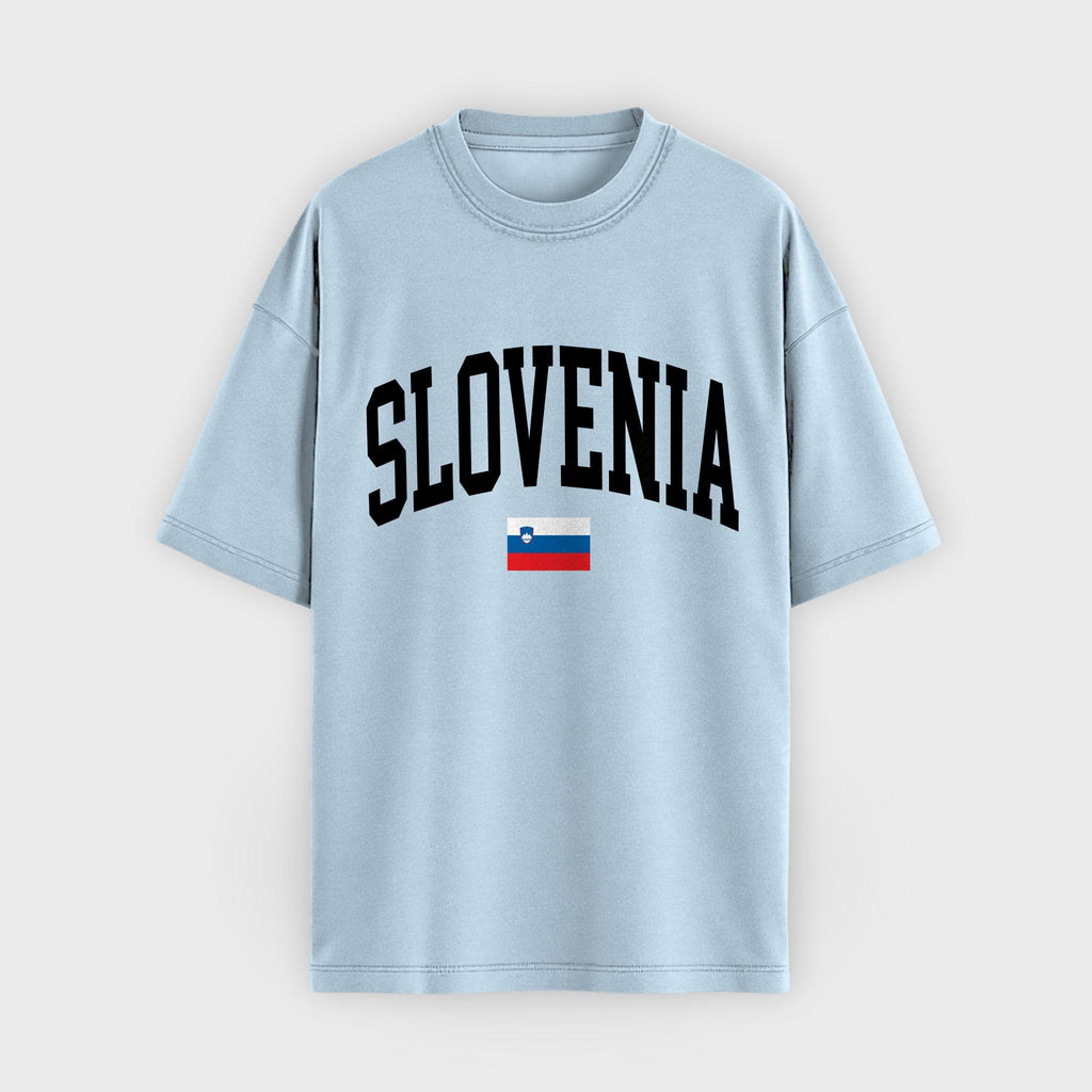 Slovenia Collegiate Flag T-Shirt