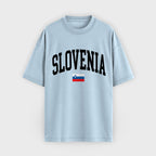 Slovenia Collegiate Flag T-Shirt