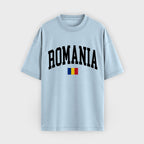 Romania Collegiate Flag T-Shirt