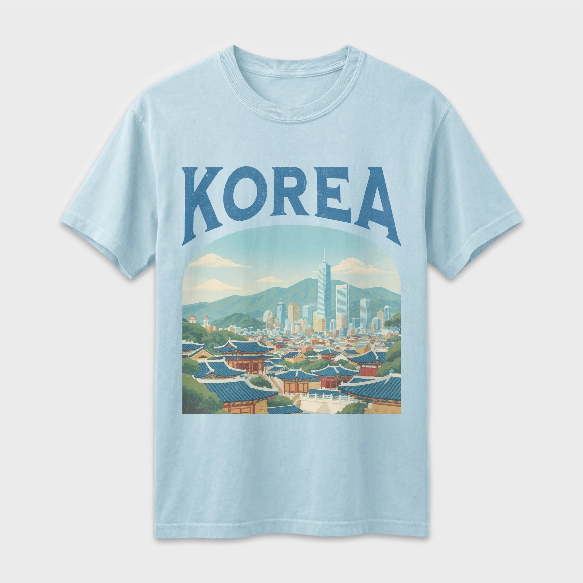 Korea Vintage Travel Poster T-Shirt
