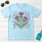 Scottish Thistle Botanical Wildflower T-Shirt