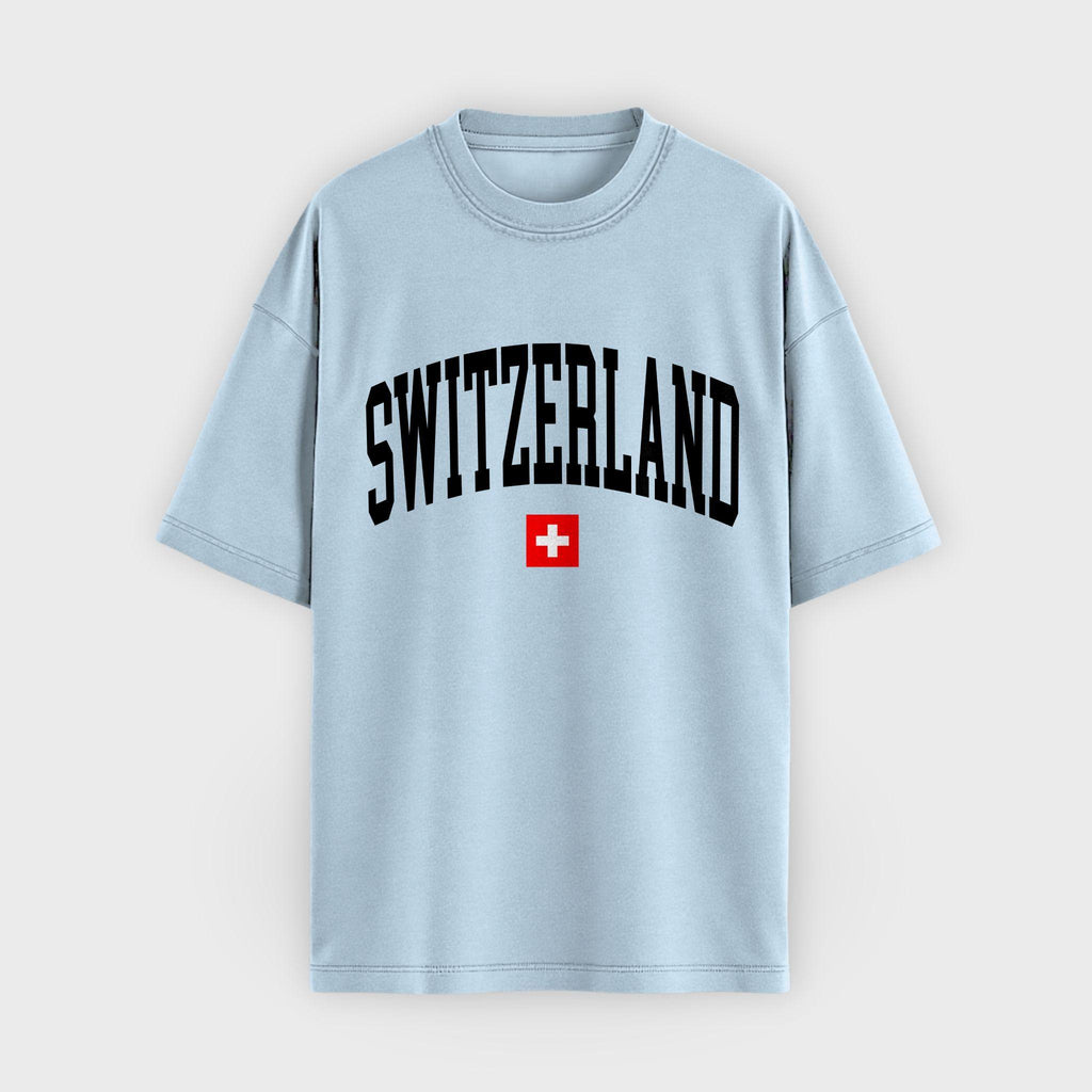 Switzerland Collegiate Flag T-Shirt