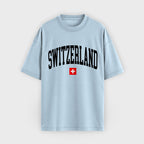 Switzerland Collegiate Flag T-Shirt
