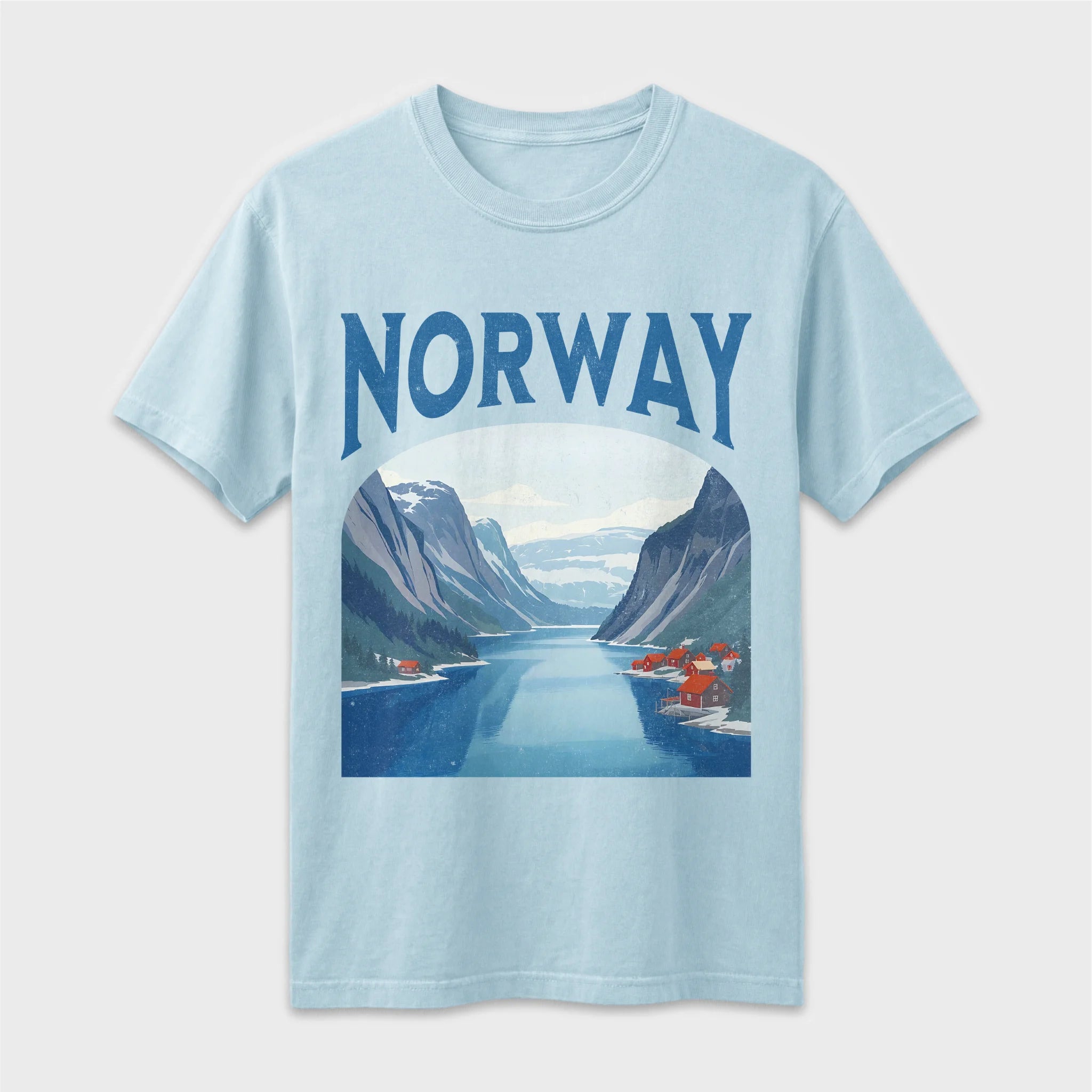 Norway Vintage Travel Poster T-Shirt