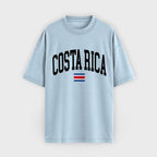 Costa Rica Collegiate Flag T-Shirt