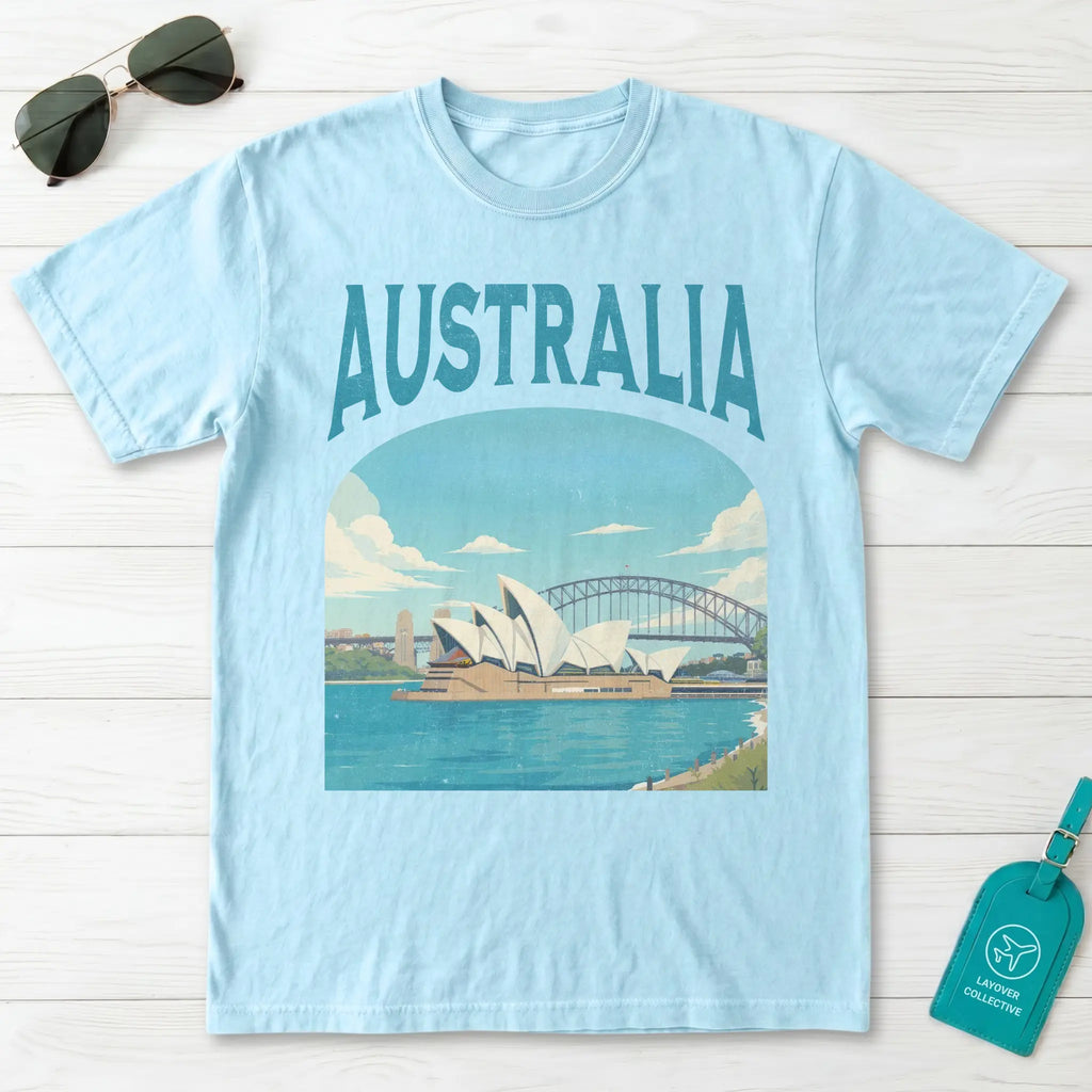 Australia Vintage Travel Poster T-Shirt