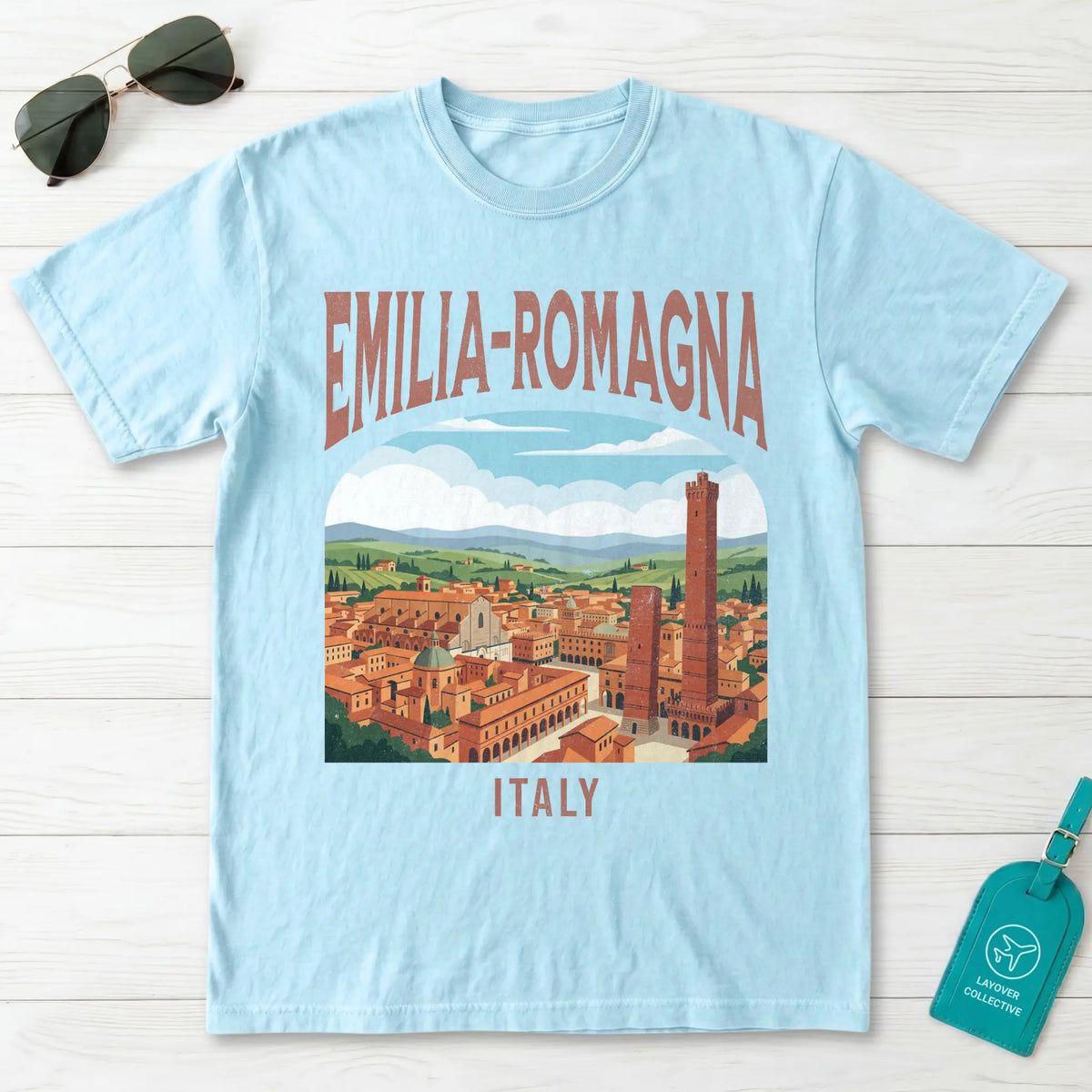 Emilia-Romagna Italy Vintage Travel Poster T-Shirt