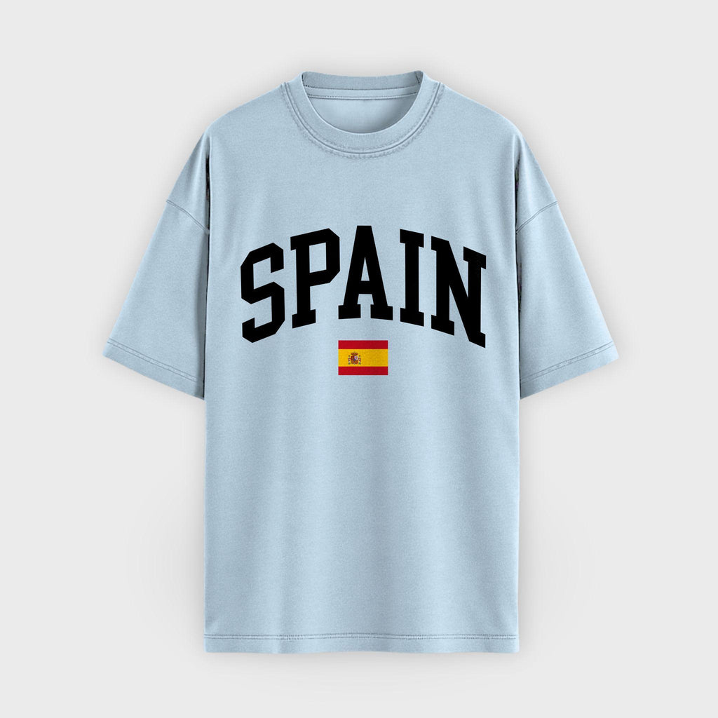 Spain Collegiate Flag T-Shirt