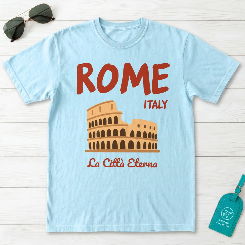 Rome Italy Colosseum La Citta Eterna Graphic T-Shirt