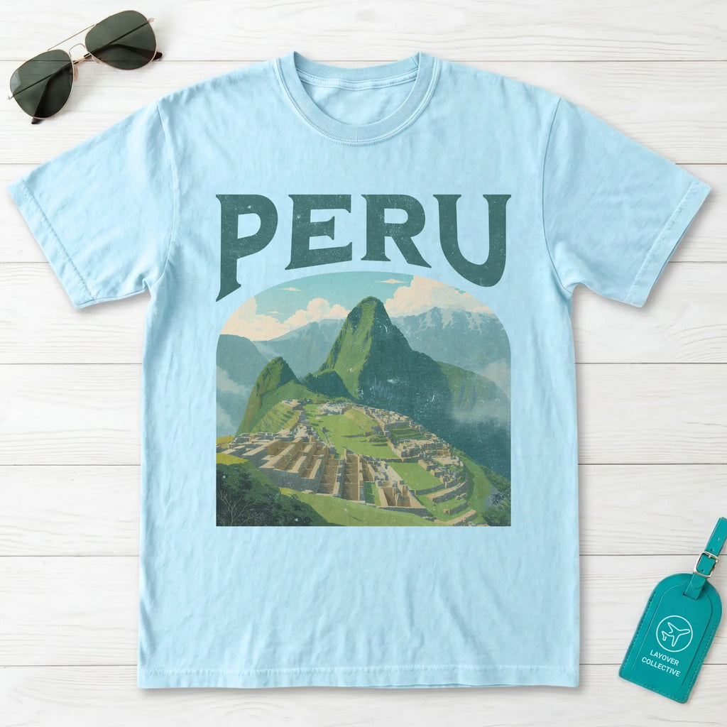 Peru Vintage Travel Poster T-Shirt