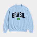 Brasil Collegiate Flag Sweatshirt