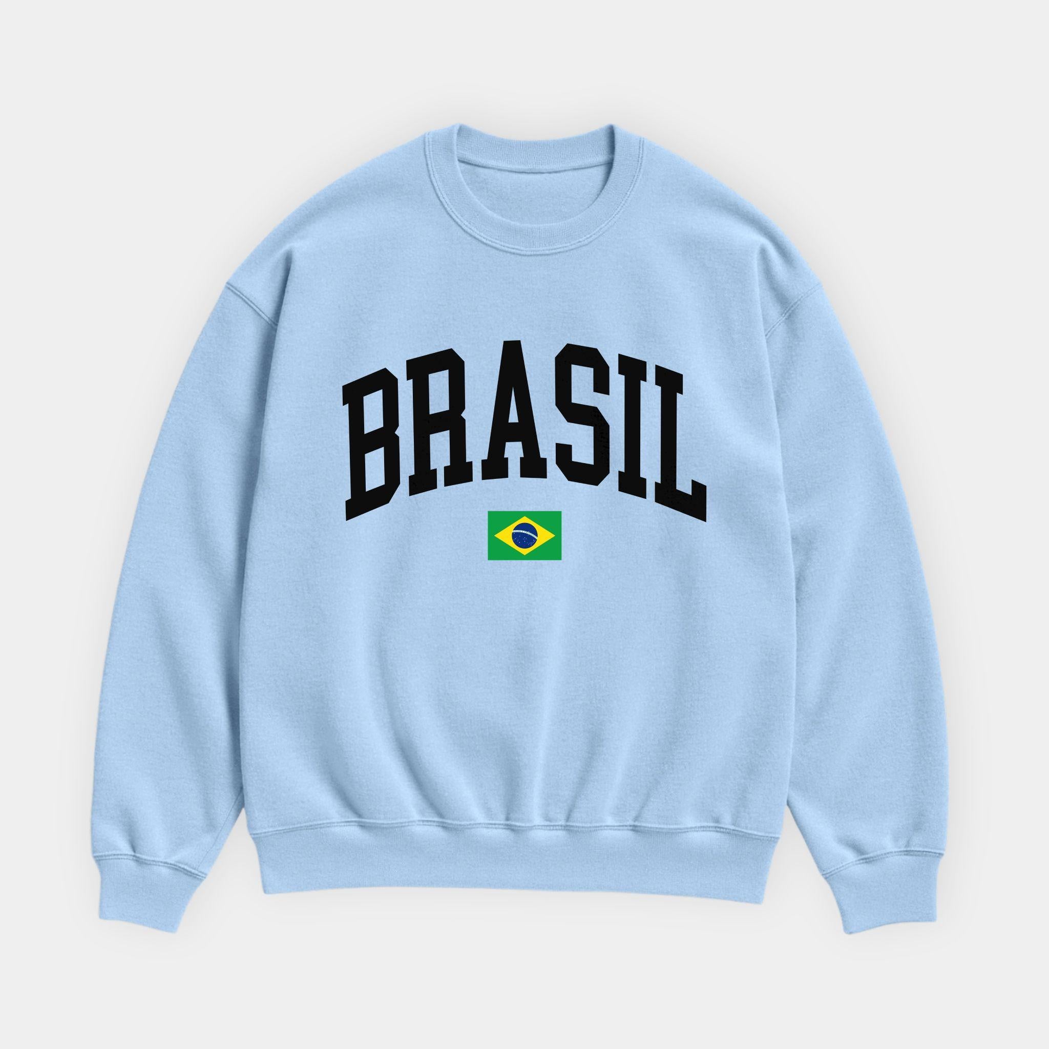 Brasil Collegiate Flag Sweatshirt