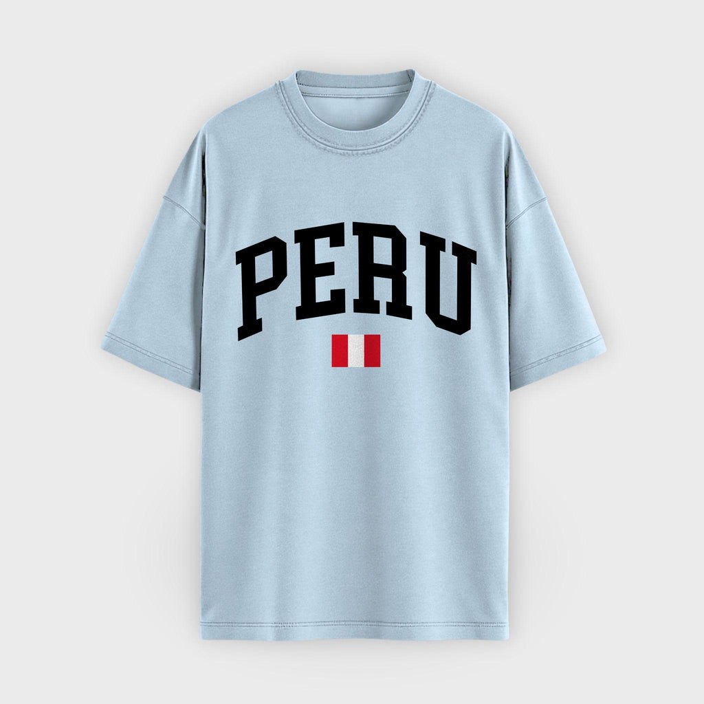 Peru Collegiate Flag T-Shirt
