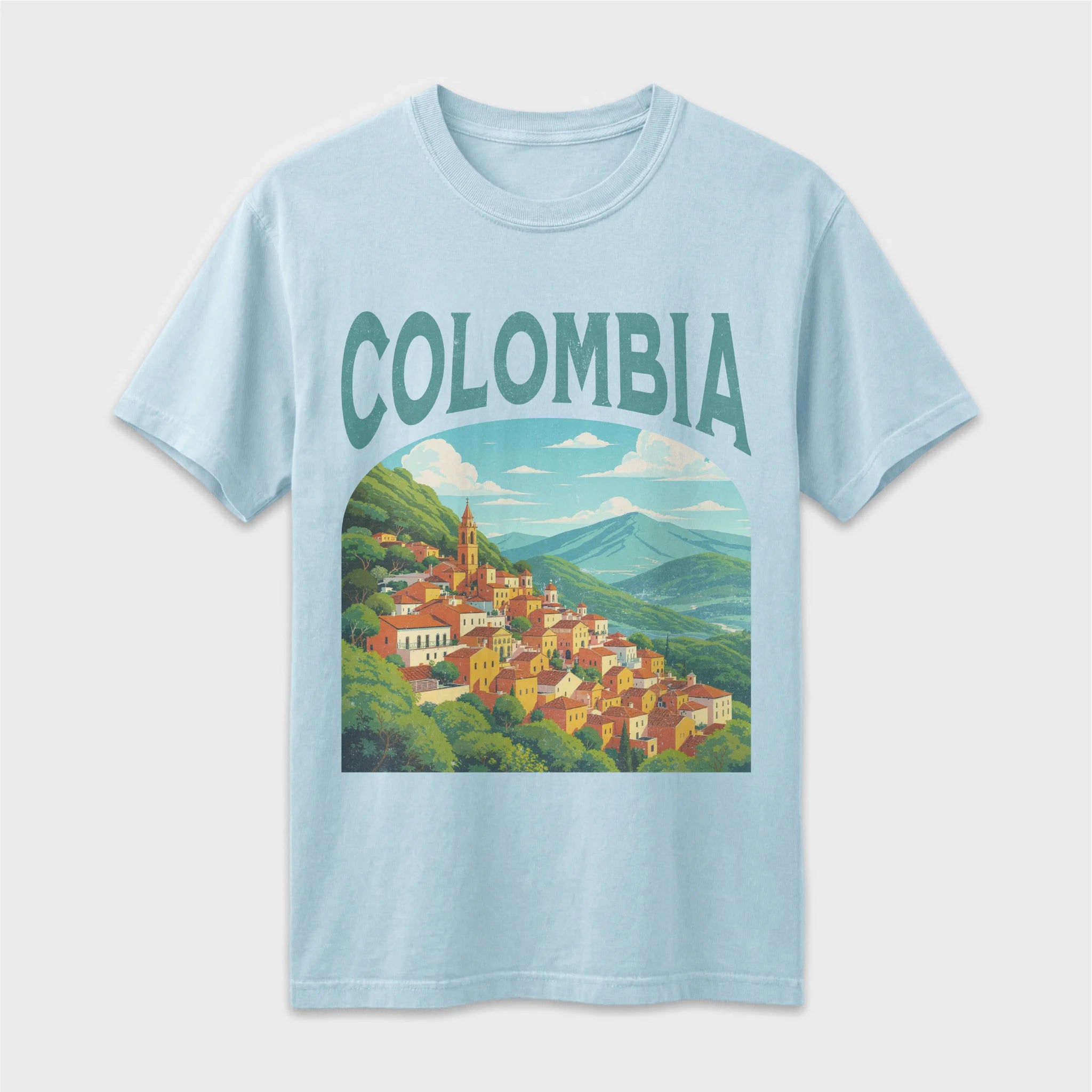 Colombia Vintage Travel Poster T-Shirt