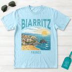 Biarritz France Vintage Travel Poster T-Shirt