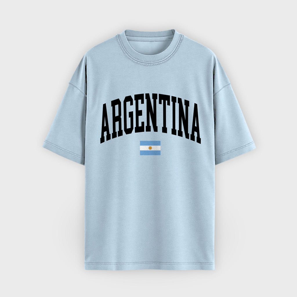 Argentina Collegiate Flag T-Shirt