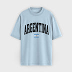 Argentina Collegiate Flag T-Shirt