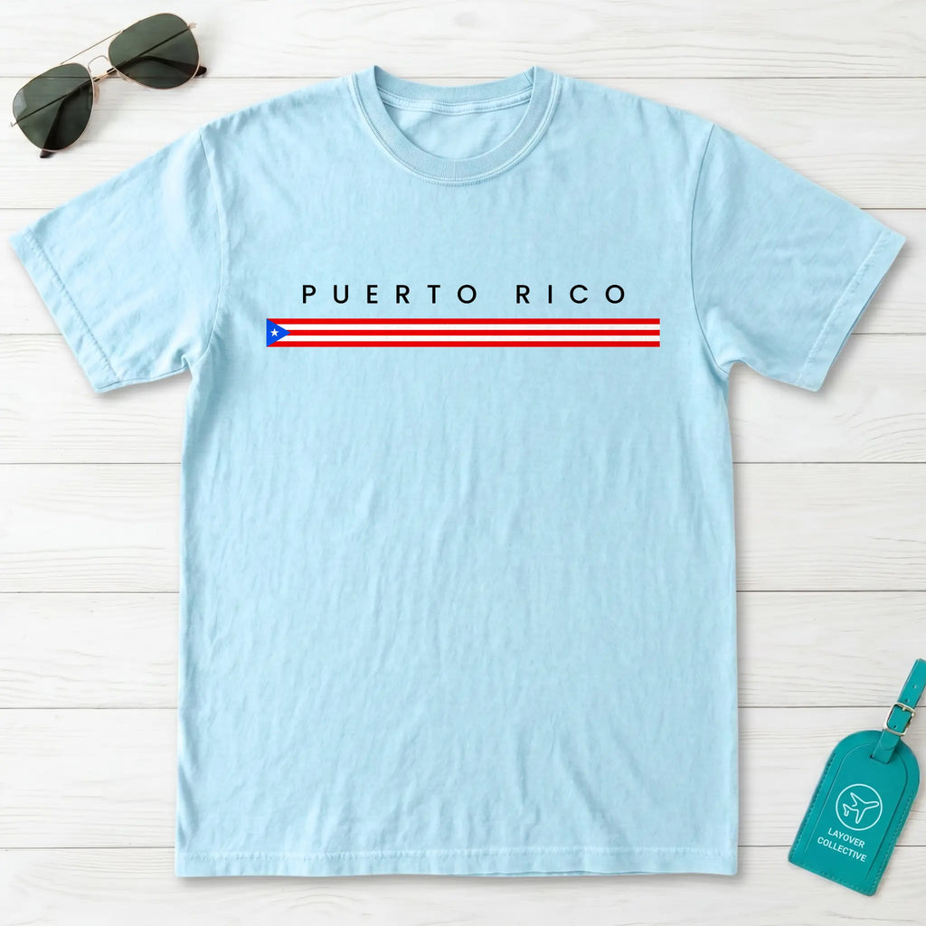 Puerto Rico Flagline T-Shirt