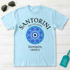 Santorini Evil Eye Mandala T-Shirt