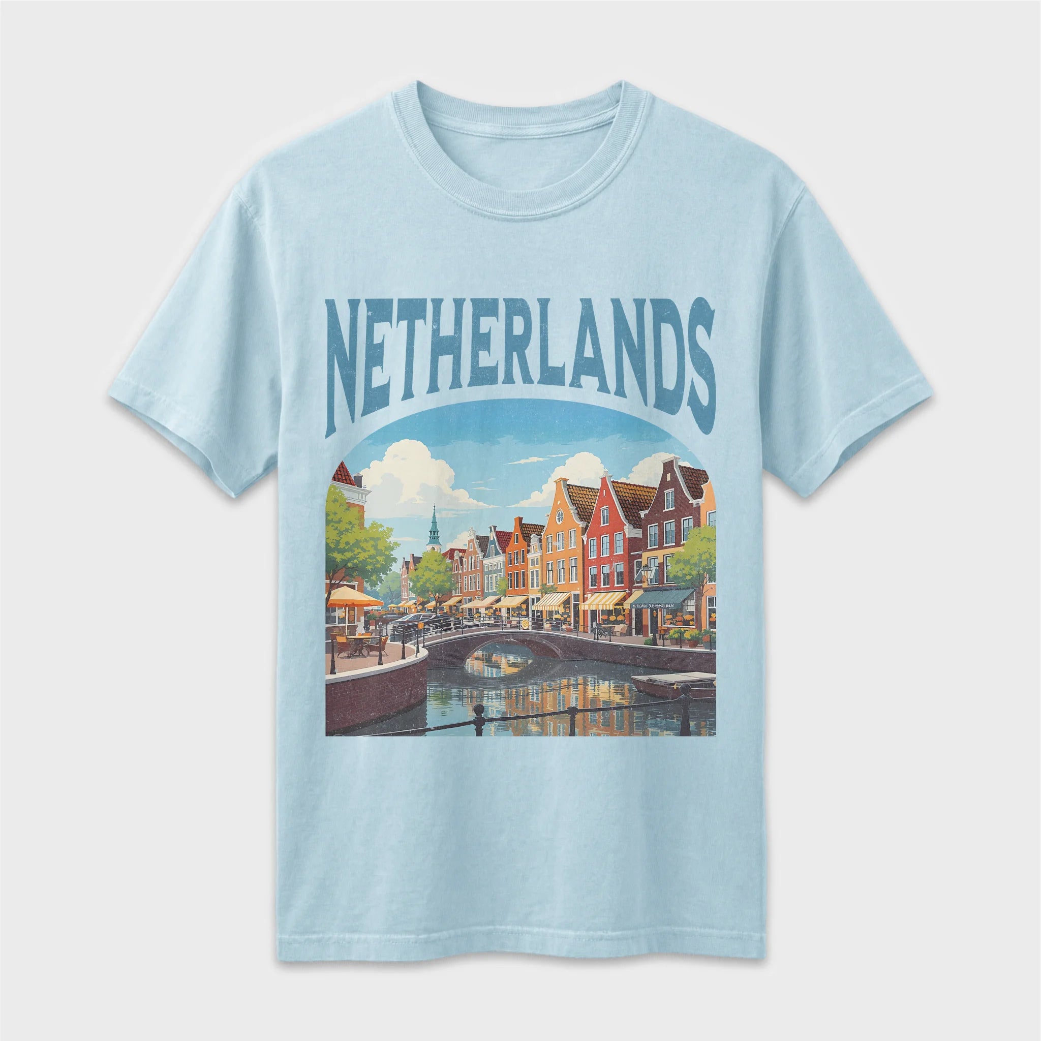 Netherlands Vintage Travel Poster T-Shirt