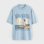 Nova Scotia Lighthouse Graphic T-Shirt