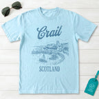 Crail Scotland Line Art T-Shirt