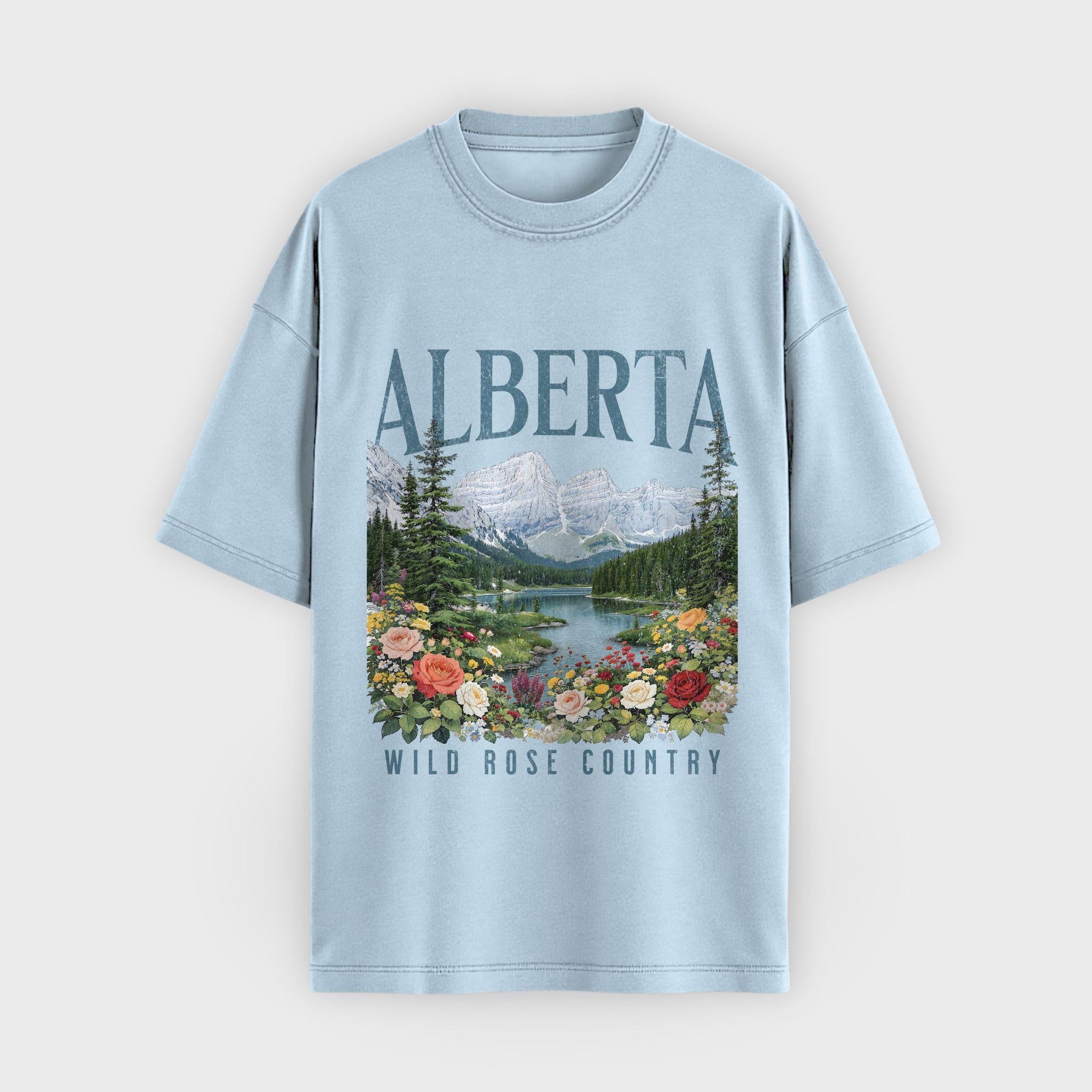 Alberta Wild Rose Country T-Shirt