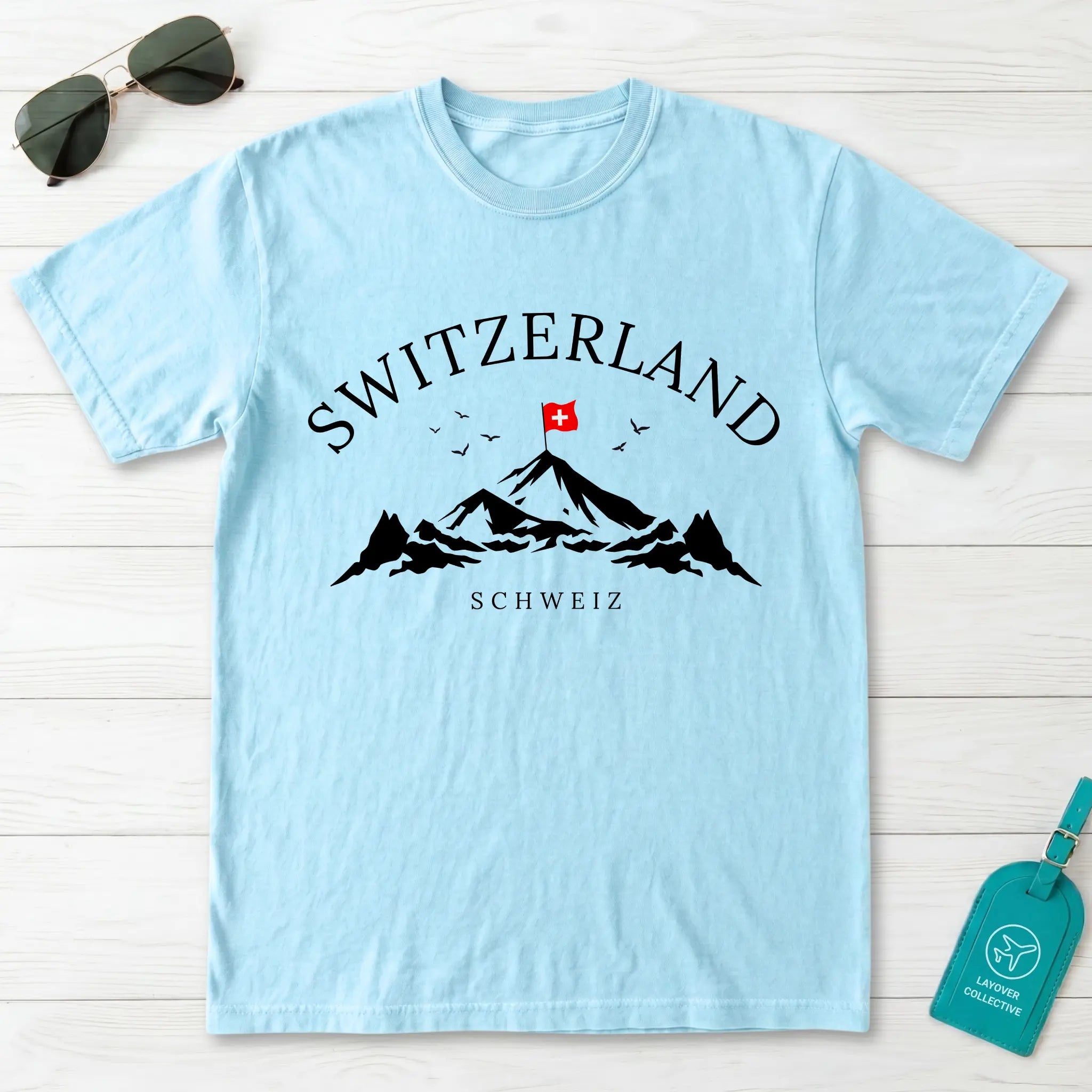 Switzerland Mountain Vista T-Shirt