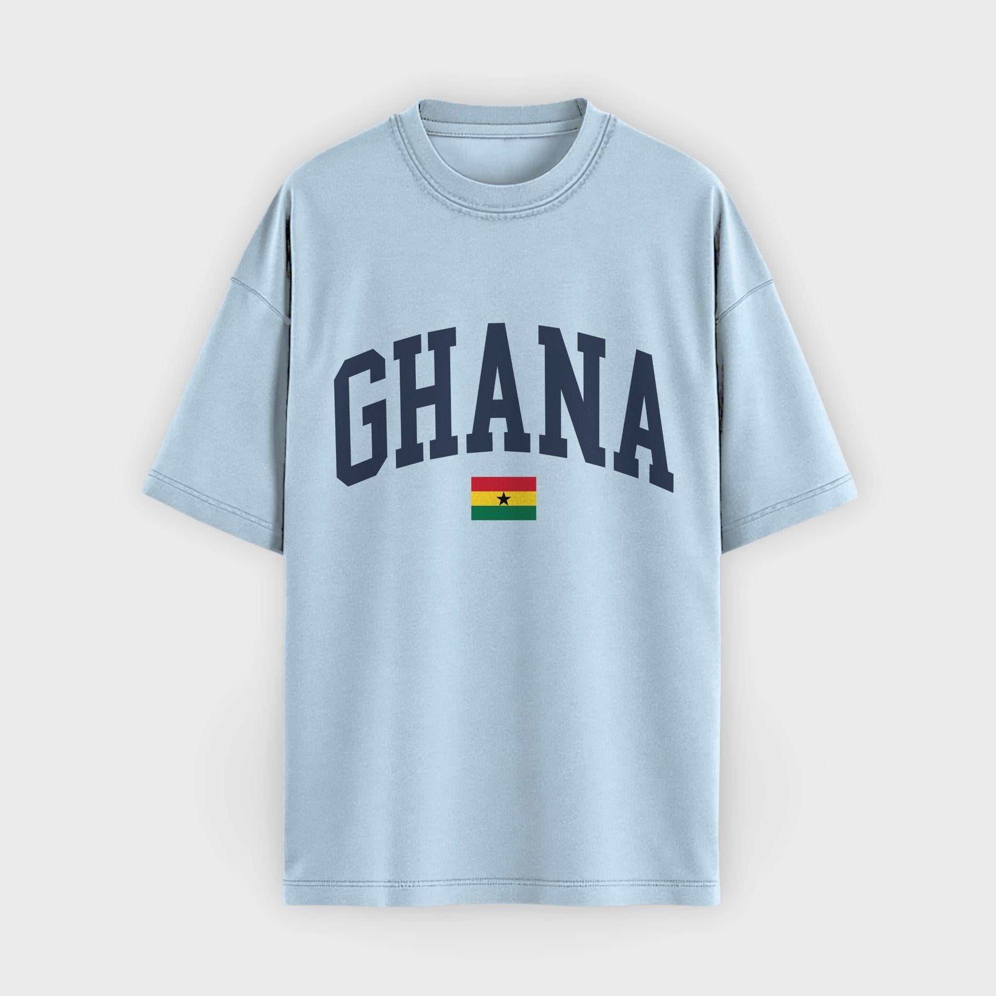 Ghana Collegiate Flag T-Shirt