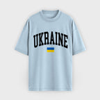 Ukraine Collegiate Flag T-Shirt