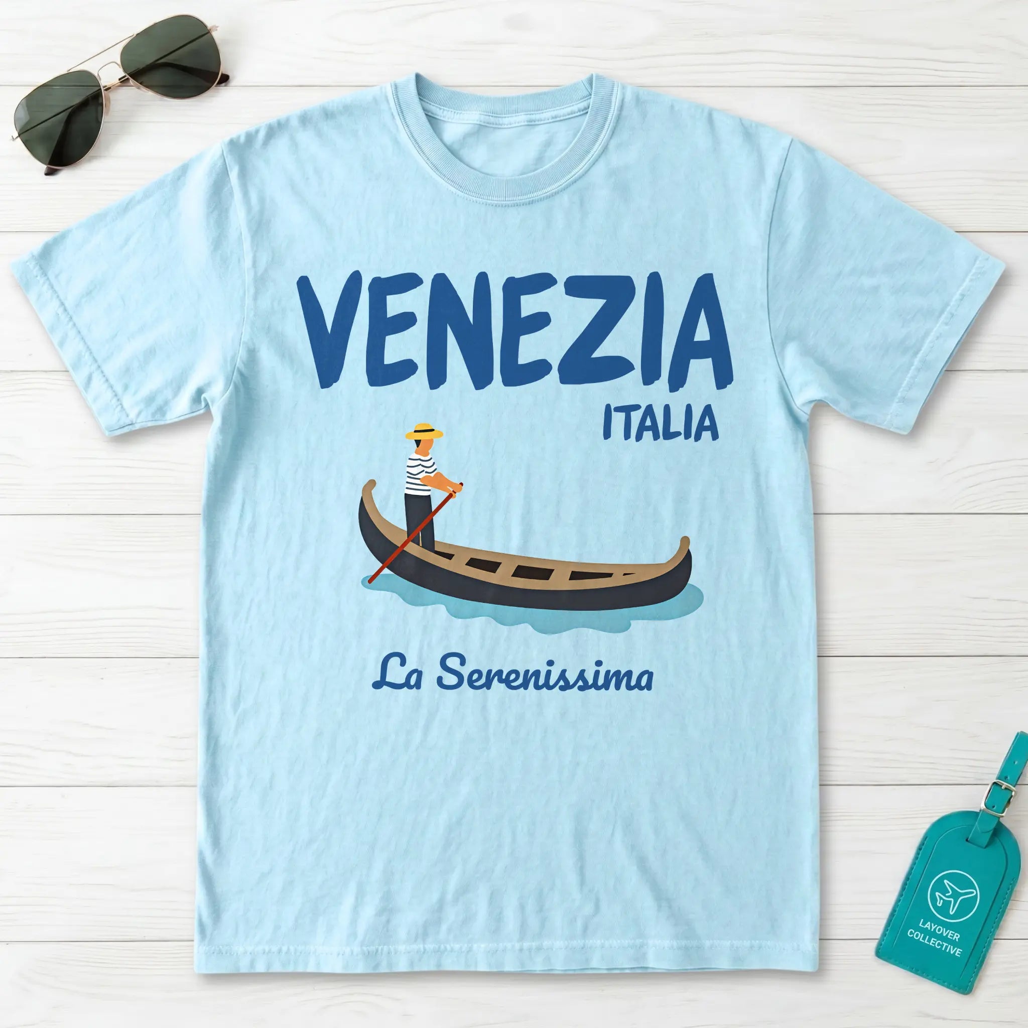 Venezia Italia Gondola La Serenissima Venice Graphic T-Shirt