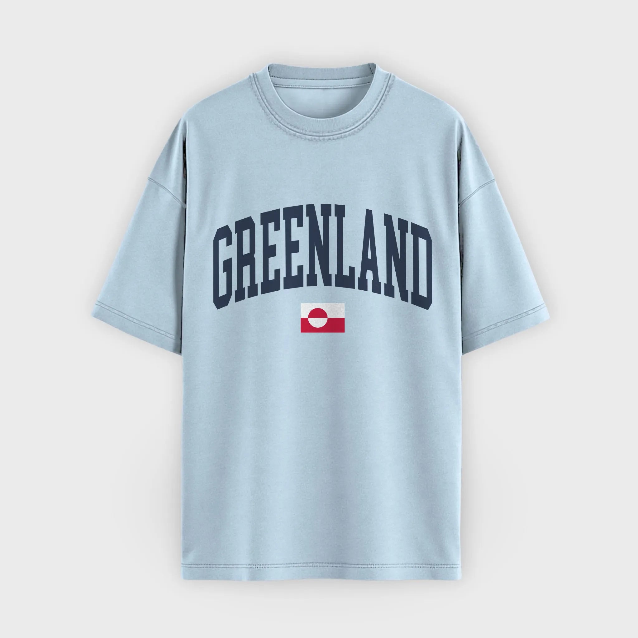 Greenland Collegiate Flag T-Shirt