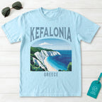 Kefalonia Greece Vintage Travel Poster T-Shirt