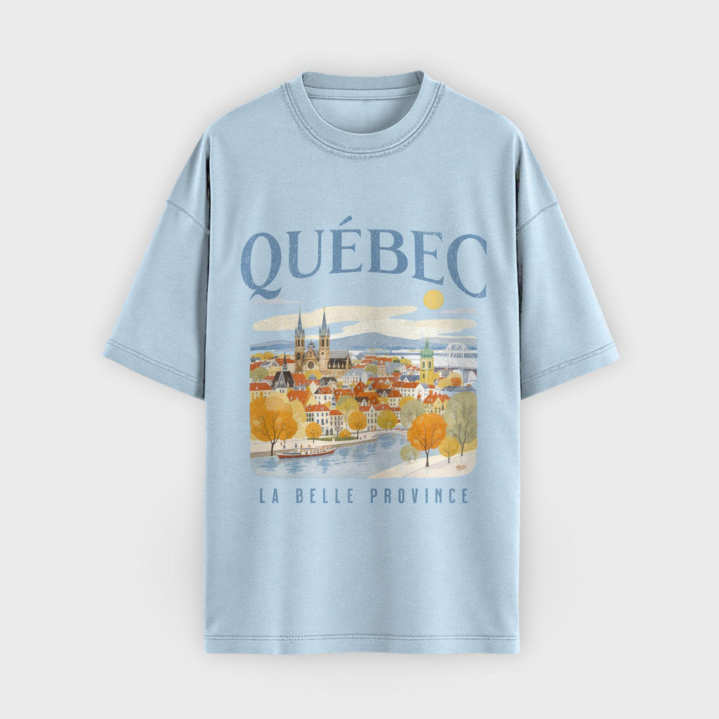 Quebec Vintage Travel Graphic T-Shirt