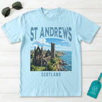 St Andrews Vintage Poster Scotland T-Shirt