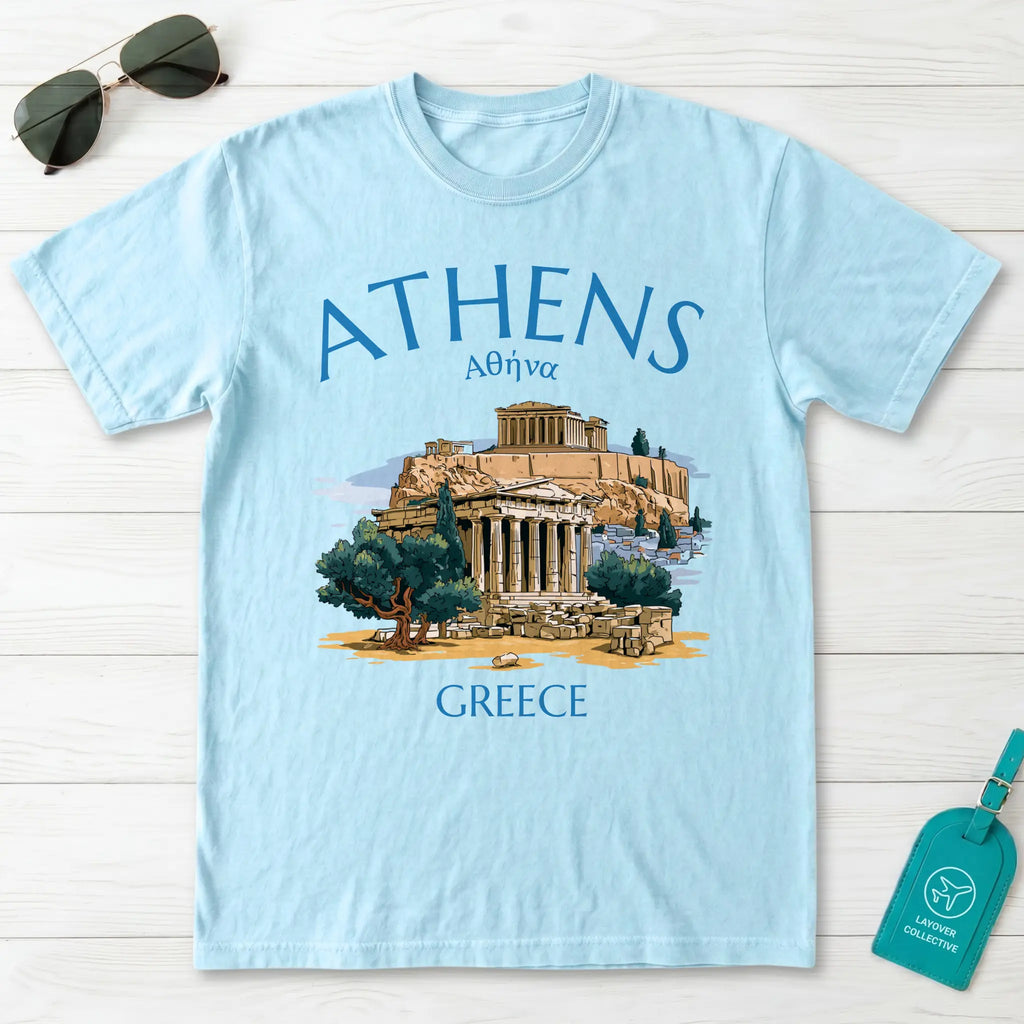 Athens Greece Acropolis Parthenon Graphic T-Shirt