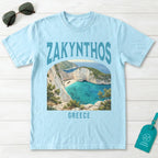 Zakynthos Greece Vintage Travel Poster T-Shirt