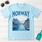 Norway Vintage Travel Poster T-Shirt