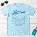 Glencoe Scotland Line Art T-Shirt