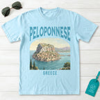 Peloponnese Greece Vintage Travel Poster T-Shirt