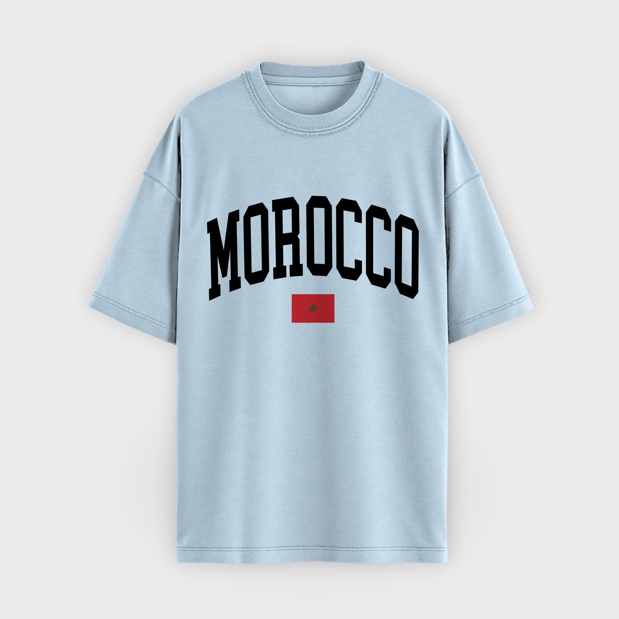 Morocco Collegiate Flag T-Shirt