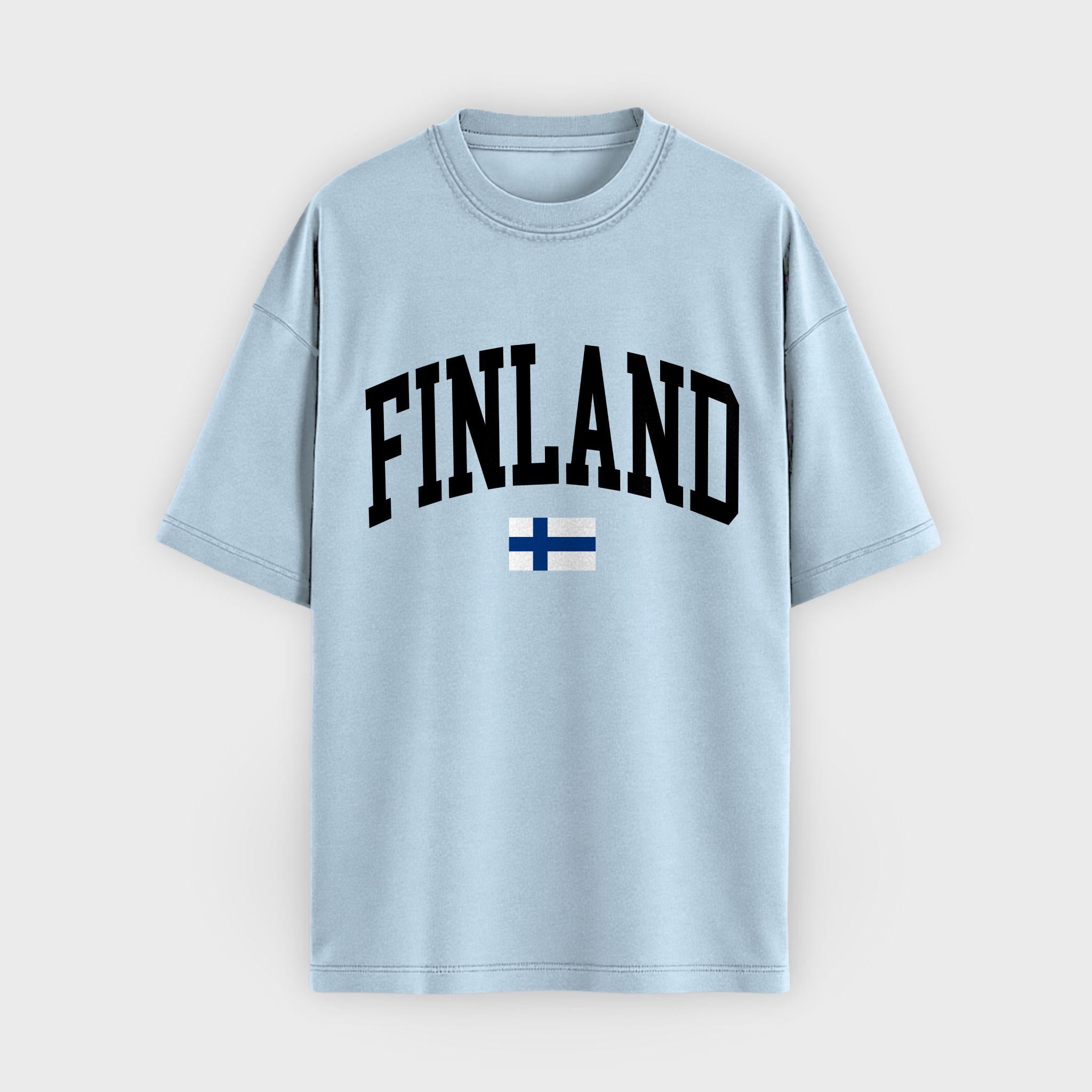 Finland Collegiate Flag T-Shirt