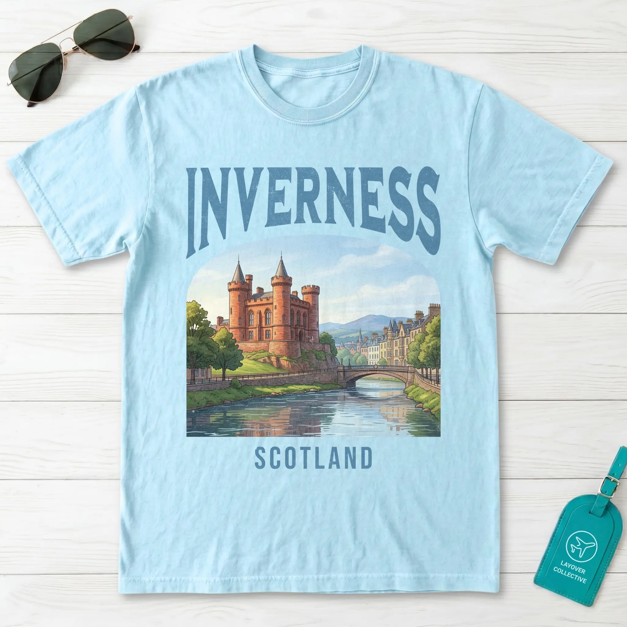 Inverness Vintage Poster Scotland T-Shirt