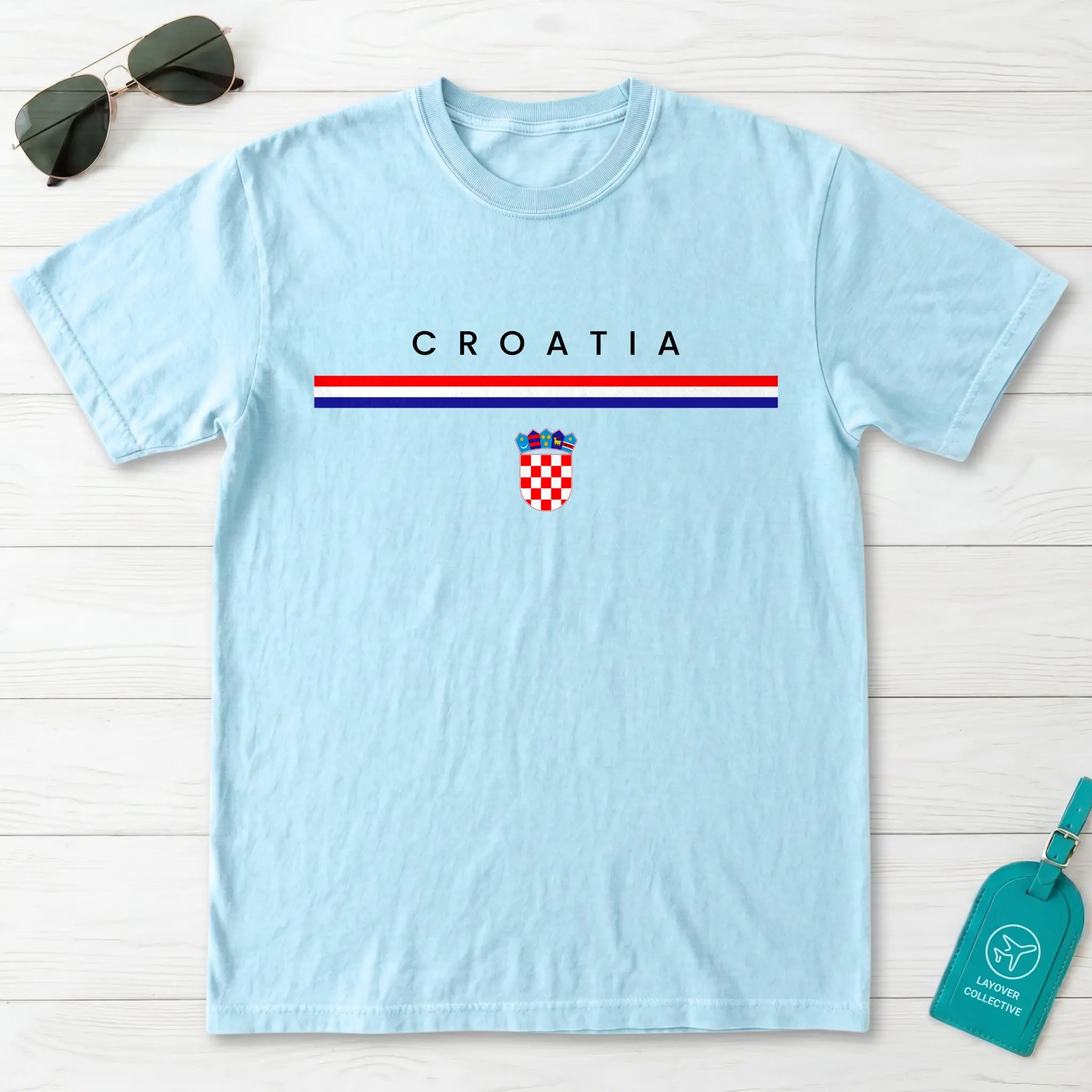 Croatia Flagline T-Shirt