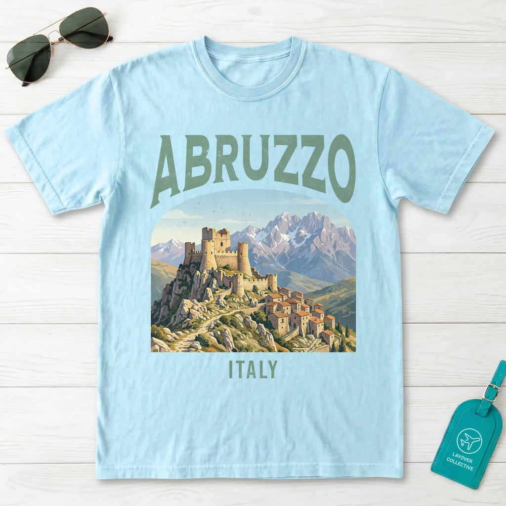 Abruzzo Italy Vintage Travel Poster T-Shirt