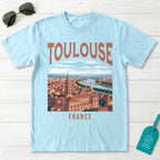 Toulouse France Vintage Travel Poster T-Shirt
