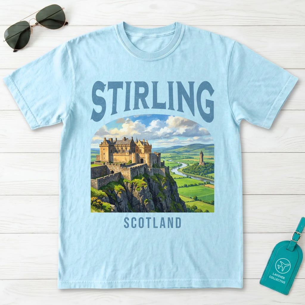 Stirling Vintage Poster Scotland T-Shirt